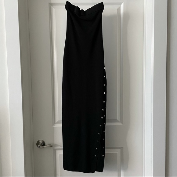 Hot & Delicious Black Straplesss Dress - Picture 2 of 4